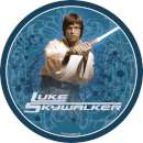 Star Wars Luke Skywalker Round Edible Image
